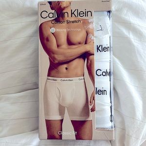 Calvin Klein Boxer Brief 5 pack Medium Classic Fit Cotton Stretch White